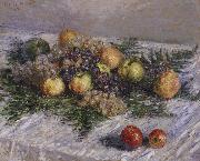 Claude Monet Still life with Pears and Grapes oil painting on canvas